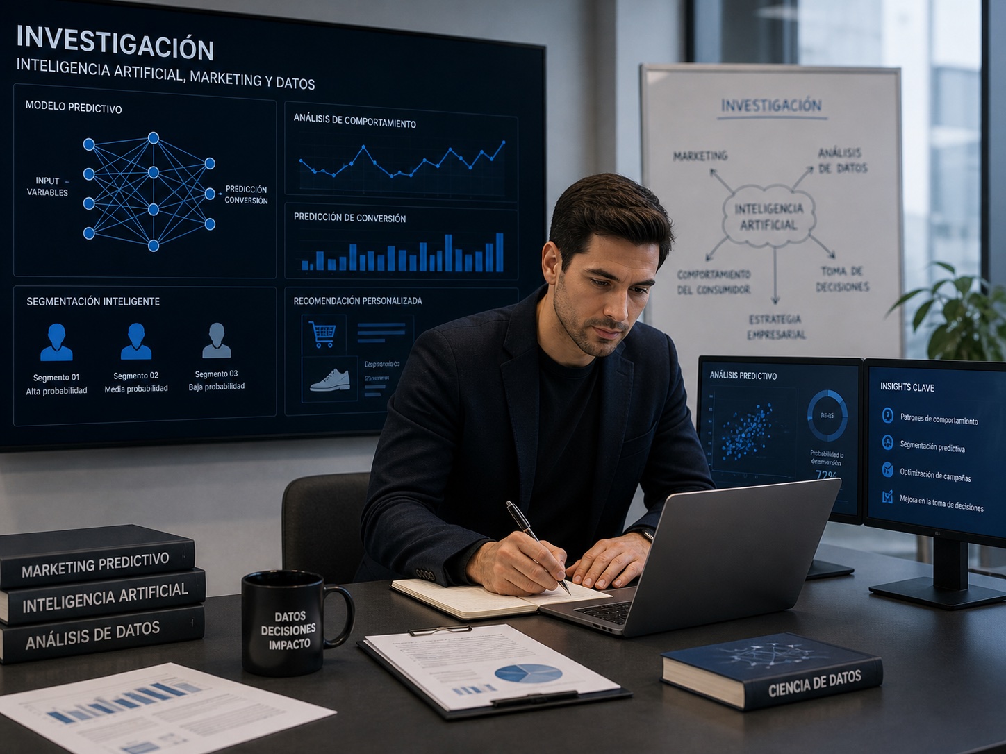 Investigación sobre inteligencia artificial, marketing y datos