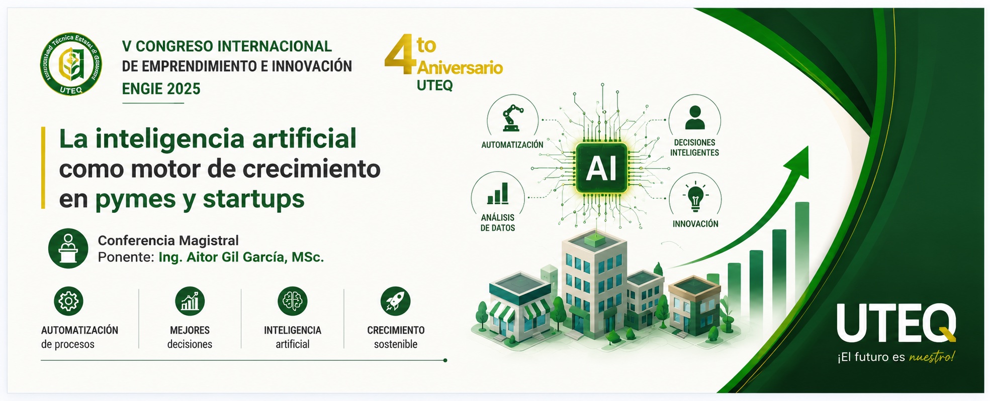 Inteligencia artificial aplicada al crecimiento de pymes y startups